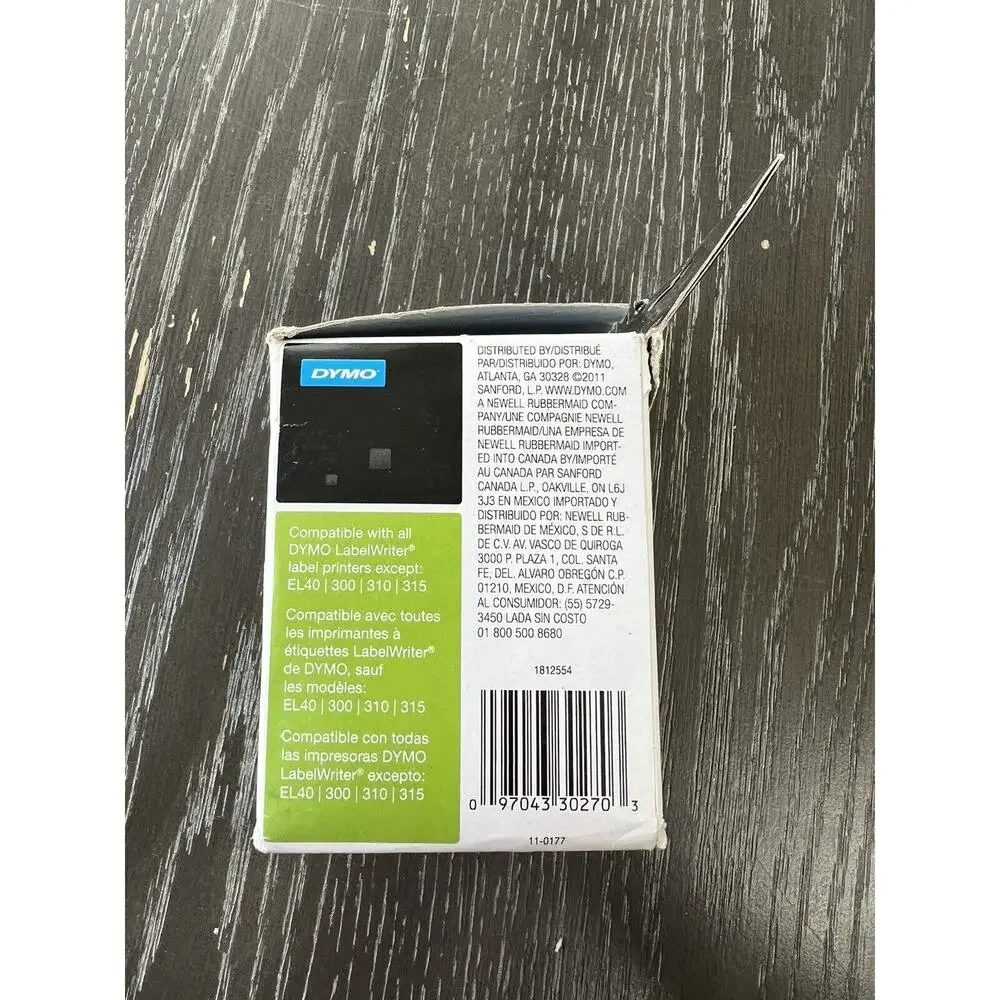 DYMO LabelWriter 30270 White Continuous Paper Roll 2 1/4